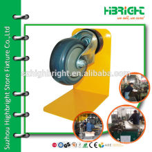 4" PU wheels castors for shopping cart trolley